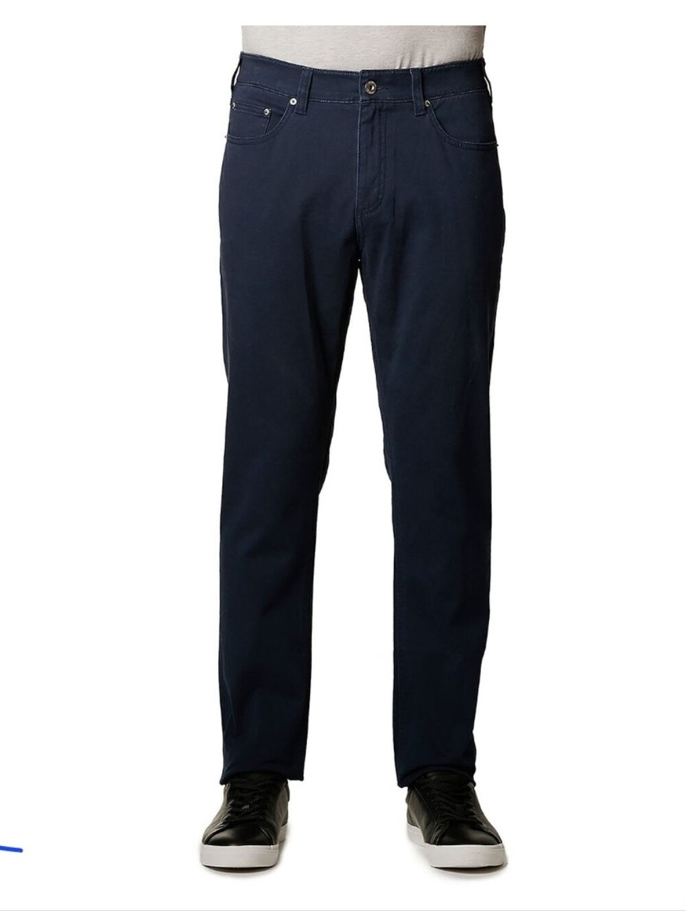 IRON Clothing Men's Patriot 5-Pocket Flex Waistband Stretch Twill Pant Navy Blue